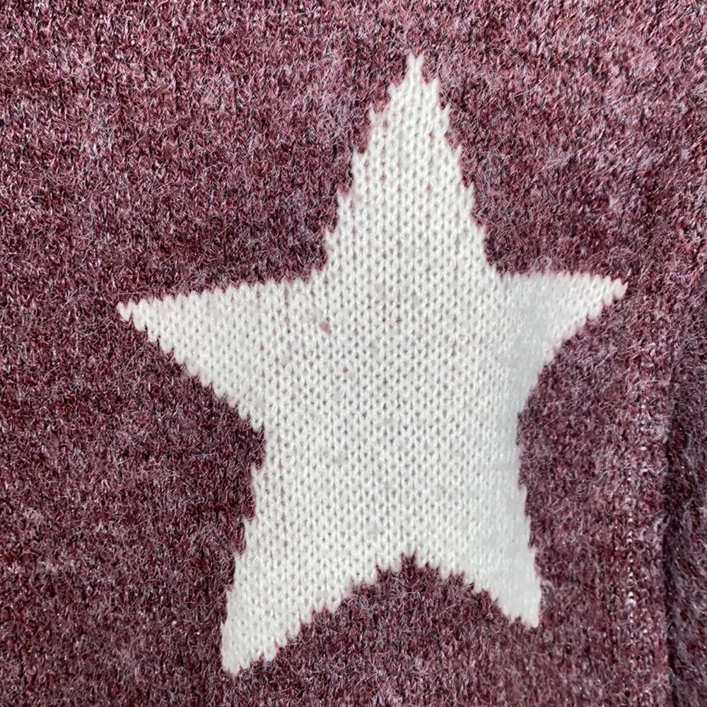 ENTRO Star Print Sweater - Picture 2 of 3
